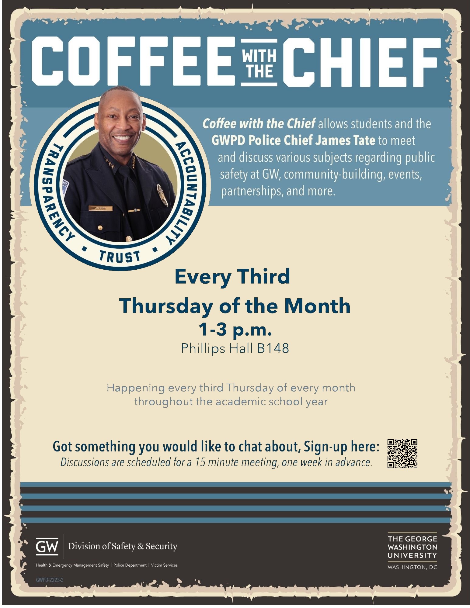 Coffee w/ Chief flyer