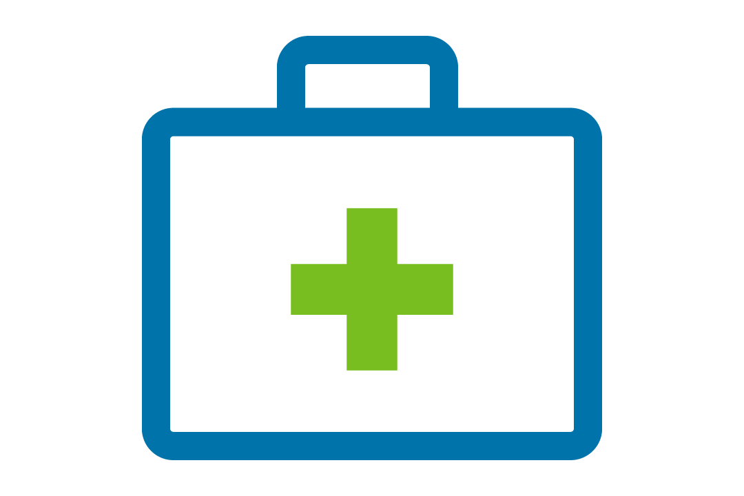 First aid kit icon